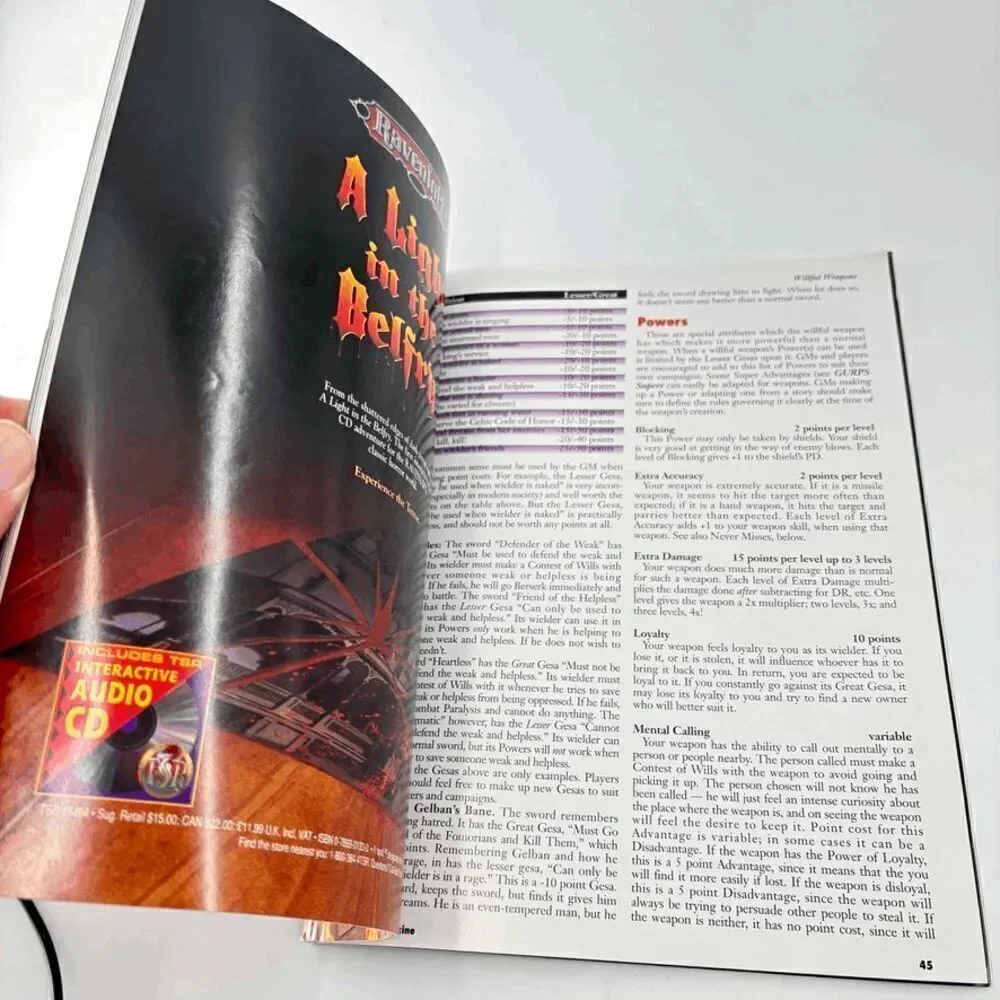 Pyramid Magazine Number‎ #14 Steve Jackson Games GURPS (1995) Role-Playing